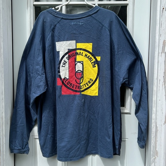 Platinum FUBU~Vintage Fat Albert~Harlem Globetrotters Long Sleeve Men’s 3XL TALL - Picture 4 of 9